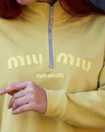 دورس دونخ نیم زیپ MIU MIU زنانه1092 - Image 4