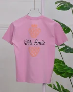 ست تی شرت نگین دار و شلوار جین دخترانه 1136 - Image 4