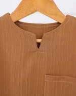 ست يقه كوبايی و شلوارک بچگانه 1146 - Image 5