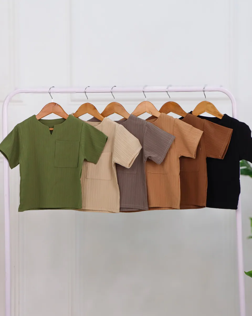 IMG_6004_37_11zon ست يقه كوبايی و شلوارک بچگانه 1146 - Image 4