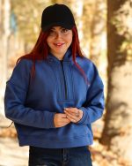 هودی نیم زیپ زنانه آتوسا 1117 - Image 6