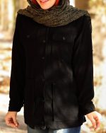شکت مخمل چهار جیب زنانه 1119