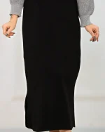 دامن بافت بیسیک زنانه 1139 - Image 4