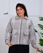 شکت جلو زیپ دار زنانه فرانک 1140 - Image 3