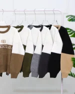 ست بلوز و شلوار بافت گلدوزی دار زنانه 1142 - Image 9