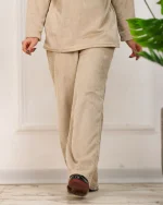 ست تی شرت و شلوار مخمل زنانه نيلوفر 1144 - Image 8