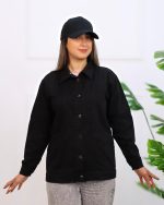 کت کتان مشکی 1150