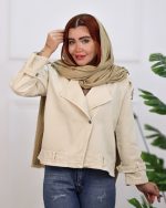 کت کراپ کتان کرم 1148