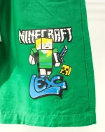ست تی شرت شلوارک Minecraft کتان 1084 - Image 2