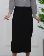 دامن بافت بیسیک زنانه 1139