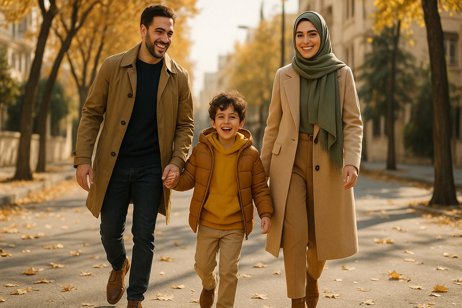 رنگهای ترند پاییز و زمستان 2025 -1404 در مد پوشاک برای ست خانواده