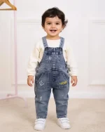 شلوار جین پیش بندی بچه گانه 1163