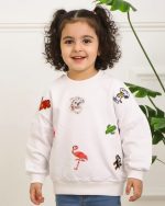 بلوز دورس آستين بلند KIDS چاپی بچگانه  1287 - Image 3