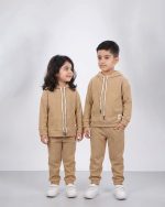 ست هودی و شلوار بیسکوییتی بچه گانه 1311