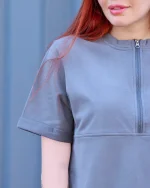 تی شرت دورس دو نخ زنانه ستاره  1156 - Image 6