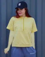 تی شرت دورس دو نخ زنانه ستاره  1156 - Image 7