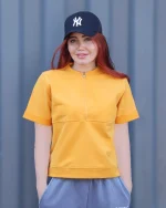 تی شرت دورس دو نخ زنانه ستاره  1156