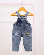 شلوار جین پیش بندی بچه گانه 1163 - Image 2