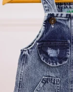 شلوار جین پیش بندی بچه گانه 1163 - Image 5