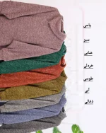 بلوز يقه دراپه بافت آستين كيمونو زنانه 1170 - Image 5