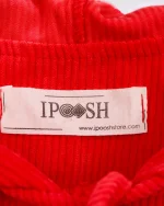 شکت مخمل کبریتی کلاه دار زنانه هانیه 1171 - Image 3