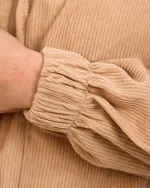 شکت مخمل کبریتی کلاه دار زنانه هانیه 1171 - Image 8