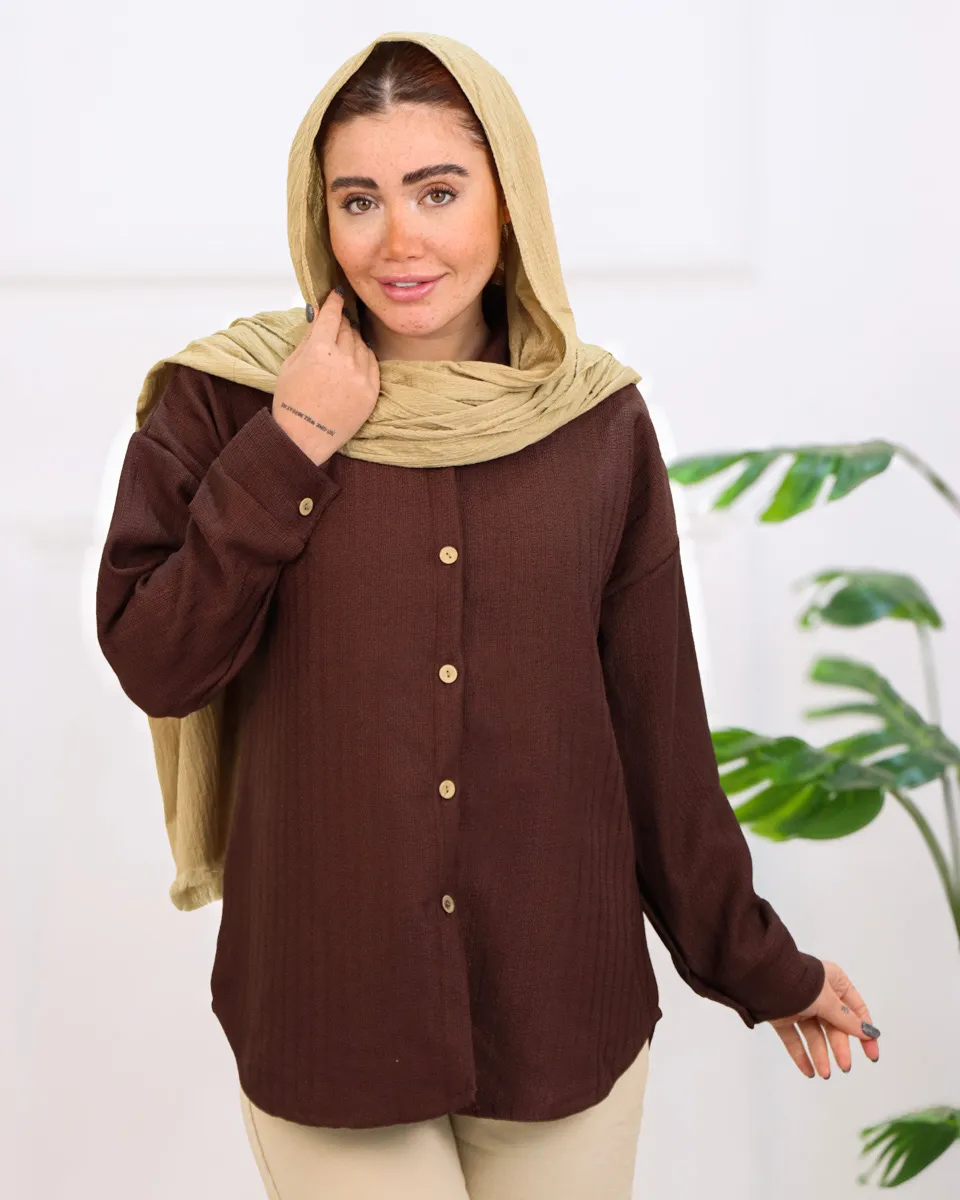 IMG_6893_26_11zon شومیز رنگی زنانه ریما 1172 - Image 1