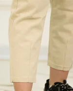 شلوار کتان مام استایل زنانه 1212 - Image 5