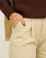 شلوار کتان مام استایل زنانه 1212 - Image 6