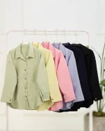 شومیز رنگی زنانه ریما 1172 - Image 6