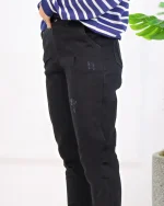 شلوار جين مام زنانه مشکی  1182 - Image 3