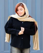 کت کتان لش تک جیب پایین هلال زنانه 1177 - Image 5