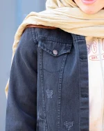 كت كراپ كتان زنانه 1181 - Image 7