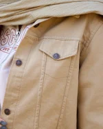 كت كراپ كتان زنانه 1181 - Image 5