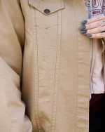 كت كراپ كتان زنانه 1181 - Image 4