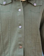 كت كراپ كتان زنانه 1181 - Image 2