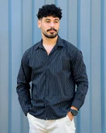 پیراهن آستین بلند قواره دار مردانه 1186 - Image 8