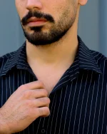 پیراهن آستین بلند قواره دار مردانه 1186 - Image 6