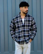 پیراهن چهارخانه  مردانه 1187 - Image 8