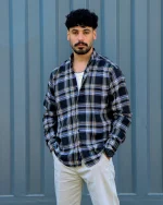 پیراهن چهارخانه  مردانه 1187 - Image 7