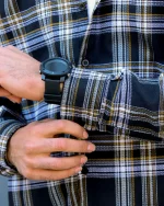 پیراهن چهارخانه  مردانه 1187 - Image 4