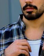 پیراهن چهارخانه  مردانه 1187 - Image 3