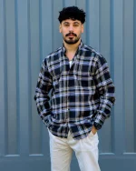 پیراهن چهارخانه  مردانه 1187 - Image 2