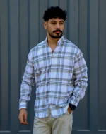 پیراهن چهارخانه  مردانه 1187 - Image 9