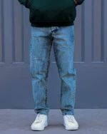 شلوار مام فیت جین مردانه 1215 - Image 3