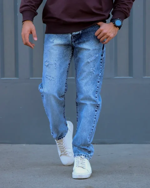 شلوار مام فیت جین مردانه 1215