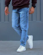 شلوار مام فیت جین مردانه 1215 - Image 8