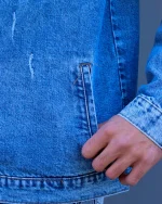 کت جین مردانه 1192 - Image 6