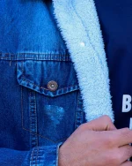 کت جین داخل خزدار  مردانه 1193 - Image 5