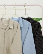 پیراهن آستین بلند قواره دار مردانه 1186 - Image 4